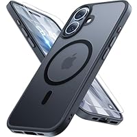 Miracase for iPhone 17 Case with MagSafe [with 9H+Screen Protector & Strong Magnet] Military-Grade Protection Shockproof Scratch-Resistant with Velvet Touch for iPhone 17 Cover 6.3