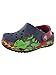 Crocs Kids' CrocsLights Fire Dragon Light-Up Clog (Infant/Toddler/Little Kid/Big Kid), Navy, 6 M US Toddler