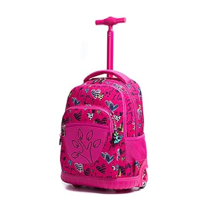Niños Trolley Mochila Escolar Bolso - Niña Niño 2 Ruedas con ...