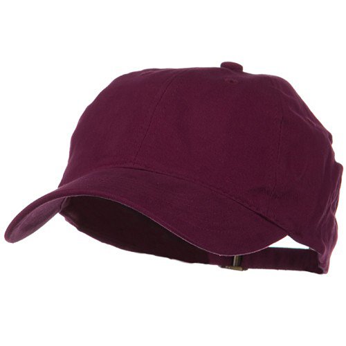 Low Profile Light Weight Brushed Cap - Maroon OSFM