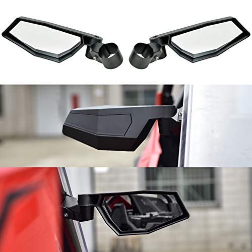 SAUTVS Adjustable Folding Side Rear View Mirrors, HighDefinition Side