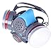 T-60 Half Face Respirator – ASTM Tested – Organic Vapor & Particulate Filtration – Paint Application, Woodworking, & Other Work Protection