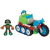 Teenage Mutant Ninja Turtles Pre-Cool Half Shell Heroes Motorcycle Tank with Raphael Vehicle and Figure