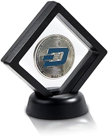 Dash Coin Set with Display Case and Box | Cryptocurrencies are an Great Gift Idea for Home Decor / HODL Fans | Bitcoin / Blockchain Revolution and Beyond | Physical Crypto Hobby with Realistic Details