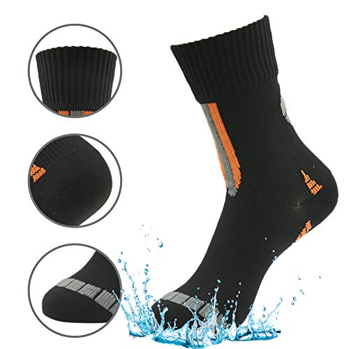 RANDY SUN Canyoneering Waterproof Socks, Unisex Performance Mid-Calf Sock in Snow Sports Size Medium 1 Pair