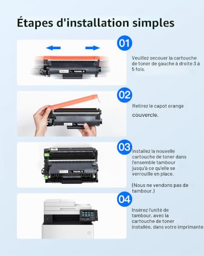TN2510XL TN-2510XL HL-L2400DWE Toner Cartridge Compatible with Brother TN-2510 XL TN2510 XL for HL-L2400DWE DCP-L2620DW MFC-L2800DW MFC-L2827DW HL-L2445DW DCP-L2660DW MFC-L2860DW (Black 2 Pack