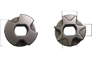 Carbon Steel 1/4 Inch Pitch Chainsaw Sprocket with 7 Teeth for Standard 4 to 8 Inch For Wood Saw Chains
