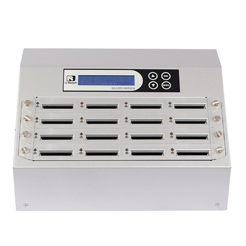 U-Reach CF916S Silver Standard Intelligent 1 - 15 Target Compact Flash Memory Duplicator