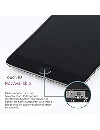 para el reemplazo de la pantalla táctil del iPhone 6s Plus - Yodoit Pantalla LCD Digitalizador Ensamblaje completo con partes pequeñas Cámara Sensor de proximidad Botón de inicio Altavoz Auricular 3D Toque + Herramienta (5,5 pulgadas en negro)