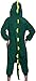 Silver Lilly Unisex Adult Pajamas - Plush One Piece Cosplay Dinosaur Animal Costume