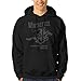 Official Winchester Mens Vintage Rider Classic Fleece Hoodie (Large, Black)