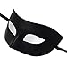 Vintage Collection Venetian Mask Masquerade Mardi Gras for Men (Black)