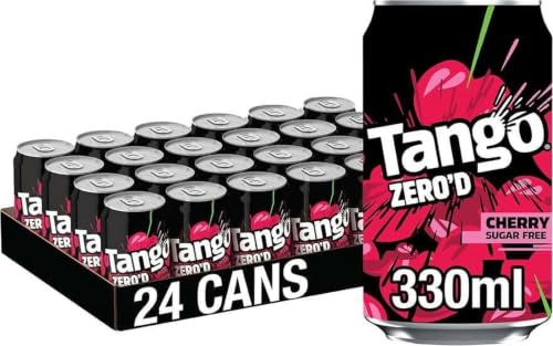 24 x Tango Cherry Sugar Free -330ml Cans - w/Voucher - £5.71/£6.46 S&S