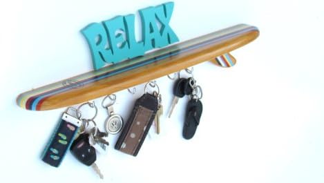 Surfboard Shelf Key Holder Surfboard Key Rack