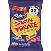Cadbury Special Treats Chocolate Share Pack &ndash; 12 Assorted Treats (180g) &ndash; Includes Crunchie, Cherry Ripe, Turkish Delight, Boost &ndash; Made in Australia