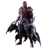 Siyushop Variant Play Arts Kai: Magneto Action Figure - PA Change Action Figure - Equipped with Action Character Effects and Replaceable Hands - High 26CM