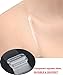 Clear Invisible Bra Shoulder Strap - Metal Hook w/ Plastic Cover, 3/8
