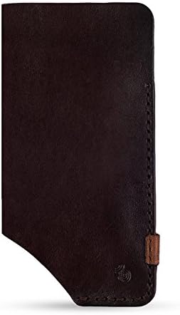 Binary Slim Leather Mobile Case/Sleeve, Pouch for Samsung Galaxy S8 Plus (Dark Brown)