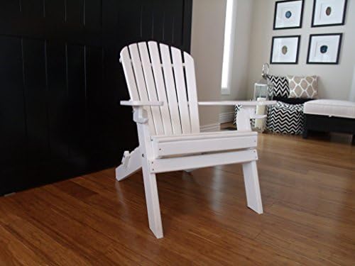 NEW DELUXE 7 SLAT Poly Lumber Wood Folding Adirondack Chair with 2 CUP HOLDERS-Yellow- Amish Made USA