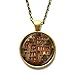 Vintage Library necklace , Librarian pendant ,Books jewelry , writer ,teacher , book nerd necklace
