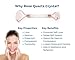 Rose Quartz Face Massage Roller + Ebook Guide | Jade Beauty Roller | Eye Puffiness Treatment | Crystal Quartz Natural Skincare | The Perfect Birthday - Christmas Gift