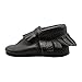 Mejale Baby Soft Sole Leather Tassel Slip-on Infant Toddler Baby Shoe Pre-walker(Dark Grey,12-18 months)