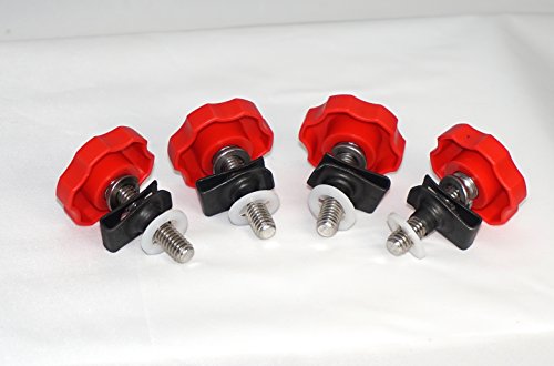 HDsmallPARTS Red 2014-2015 LocEzy Harley-Davidson Saddlebag Mounting/Locks/Knobs/Security Theft Deterrent