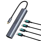 10Gbps USB C Hub, 4 Ports USB C Splitter for