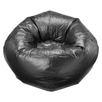 Bean-Bag-Chair--Matte-Black-Soot--Bag-Chairs-for-Kids-and-Teens--Bedroom-and-Living-room-Accessories--Home-Col