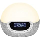 Lumie Bodyclock Shine 300 â€“ Wake-up Light Alarm Clock with Radio, 15 Sounds and Sleep Sunset