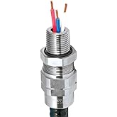 1" Inch Outdoor Wet Teck Connector for 6/3 and 8/3 Teck (1" inch Knockout) CMP Brand/Does not Fit Tesla Wall Chargers/Suitabl