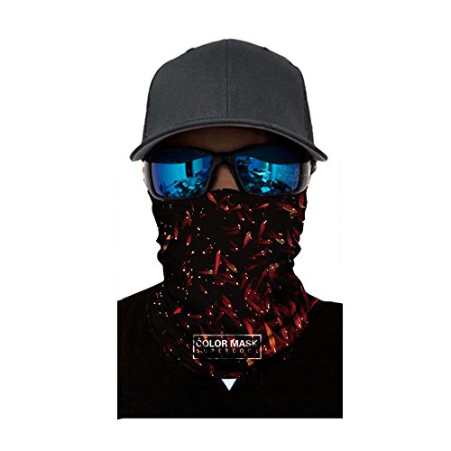 Koolsants Neck Gaiter, Sun Wind Dust Proof Face Mask Bandana, Sweat Wicking Wide Yoga Headband, Headwear, Balaclava for Motorcycling, Fishing, Running, Hiking, Cycling - Thumbnail 2