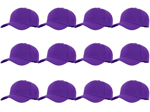 Gelante Plain Blank Baseball Caps Adjustable Back