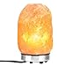 PULNDA Himalayan Salt Lamp Hand Carved Natural Pink Crystal Rock Salt Lamps with Premium Metal Base/Bulb(Himalayan salt&8-9inch),Dimmer Control,UL-Listed Cord&Wire