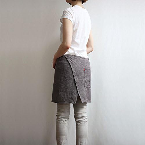 Lino e Linaリーノ・エ・リーナカフェエプロン マノン カカオ