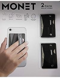 MONET Combo   Funda de piel para smartphone (función atril, 2 unidades)