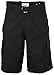 One Tough Brand Men's Cotton Twill Belted Cargo Shorts-Black-32