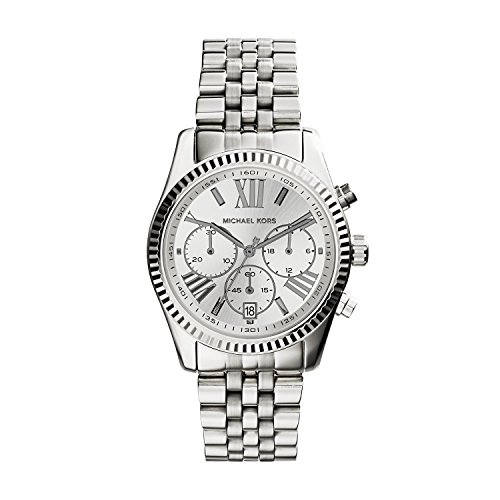 Michael kors women s lexington watch, silver, one size