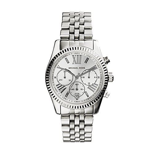 Michael Kors Women's Lexington Watch, Silver, One Size