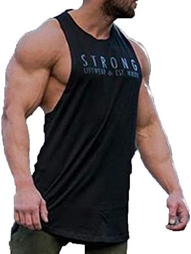 Mens Vest,Forthery Sleeveless Bodybuilding Athletic T Shirt Tank Top Singlet Workout Fitness Tee