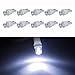 Ecosin Fashion 10PCS T10 Car White LED 194 168 SMD W5W Wedge Side light Bulb lamp 12V DC