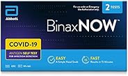 BinaxNOW COVID-19 Antigen Self Test, COVID Test With 15-Minute Results Without Sending to a Lab, Easy to Use a