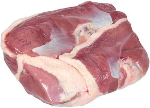 Maple Leaf Farms Boneless Whole Skin On Duck Breast -- 16 piece per case.