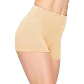 ALWAYS Women Yoga Shorts - Soft Stretch Athletic Running Dance Safety Pants
