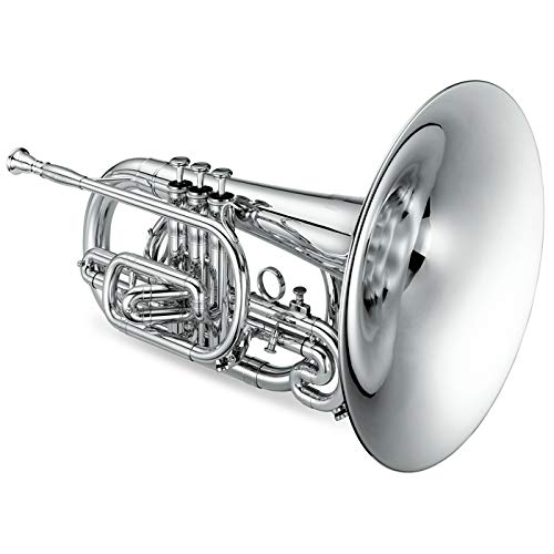 Jupiter JMP1100M Quantum Series F Marching Mellophone Silver