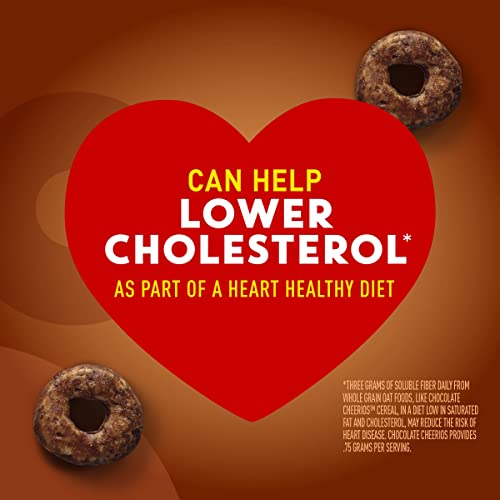 Chocolate Cheerios Heart Healthy Cereal, Gluten Free Cereal With Whole