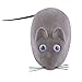 FunsLane Realistic Mouse Pull Back Toy, Emulation Toy For Kid Pet Cat Dog Play Toy, Gray