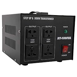 Patioer 1000W Voltage Converter Transformer