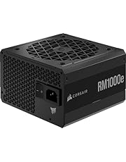 Corsair RM1000e Fully Modular Low-Noise ATX Power Supply (Dual EPS12V Connectors, 105°C-Rated Capacitors, 80 Plus Gold Efficiency, Modern Standby Support) Black