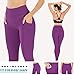 Ewedoos Yoga Pants with Pockets for Women Ultra Soft Leggings with Pockets High Waist Workout Pants (Ew330 Purple, Small)thumb 2